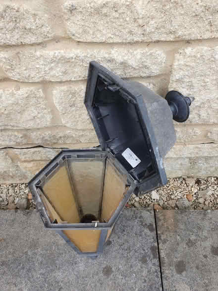 Photo of free Outside lamp, retro style (Deer Park OX28) #2