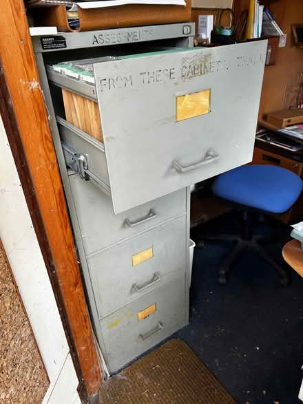 Photo of free Metal filing cabinet (Welling DA16) #1