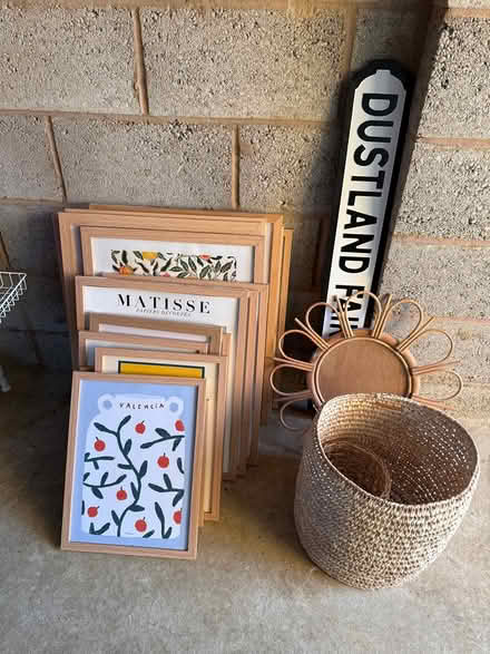 Photo of free Pictures mirror basket (Bloxham OX15) #1