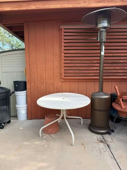 Photo of free small plastic and metal tables (northeast side) #2