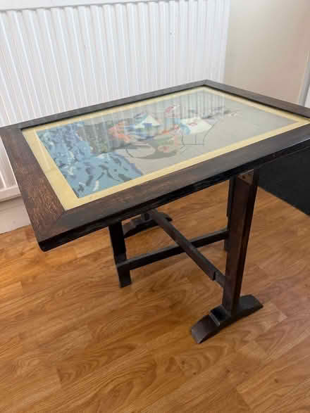 Photo of free Antique tapestry screen/table (Shirley, Croydon CR0) #2