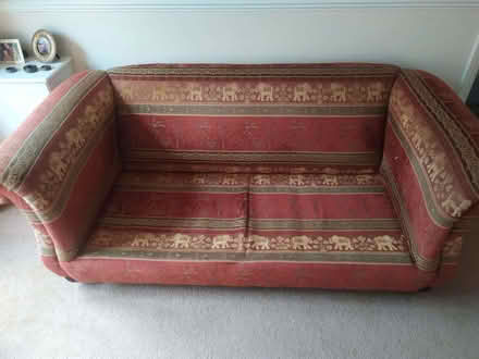 Photo of free Period style 3 seater sofa (Leabrooks DE55) #4