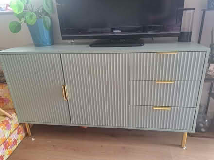 Photo of free Sage green TV unit (Kingswood Common HR5) #1