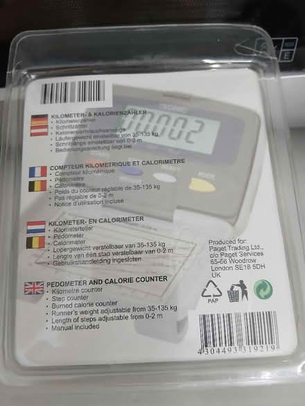 Photo of free Vintage Tronic pedometer unopened (Chelsfield BR6) #2
