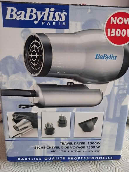 Photo of free Travel hair dryer - Babyliss (Styvechale, Coventry CV3) #1