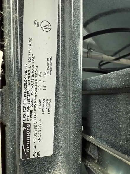 Photo of free Kenmore Electric Range (West Andover) #2