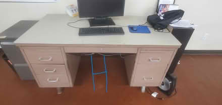 Photo of free 6 Executive Desks & 2 Metal Desks (SW Baltimore (W Balto St/MLK)) #1