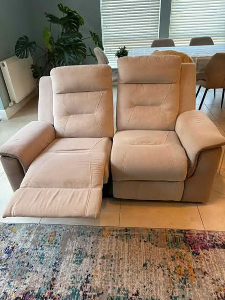 Photo of free 2 seats recliner couch (Dun Laoghaire) #1