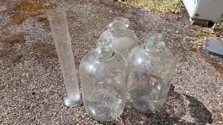 Photo of free 3 demijohns and 1 cylinder for wine making (Tuddenham St Martin IP6) #1