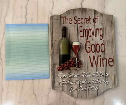 Photo of free Wine Theme Wall Sign #8 (Wayne) #1