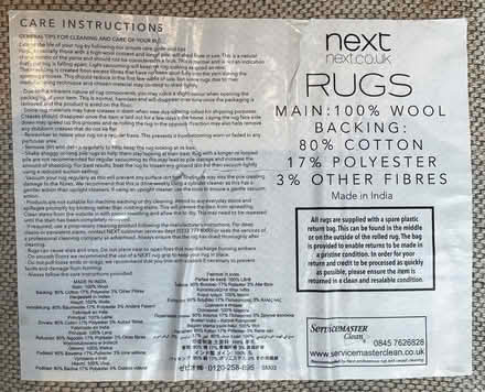 Photo of free Wool rug - new & unused (Holgate YO24) #2