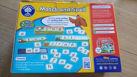Photo of free Match & Spell Game, Orchard Toys (SW11) #2