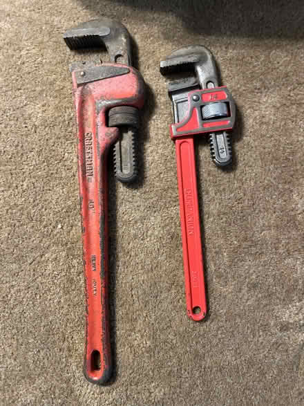 Photo of free pipe wrenches - Pepperell (near Rt 119/113-Pepperell) #1