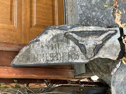 Photo of free Rustic wooden carved signage (135 Martens Blvd, San Rafael) #2