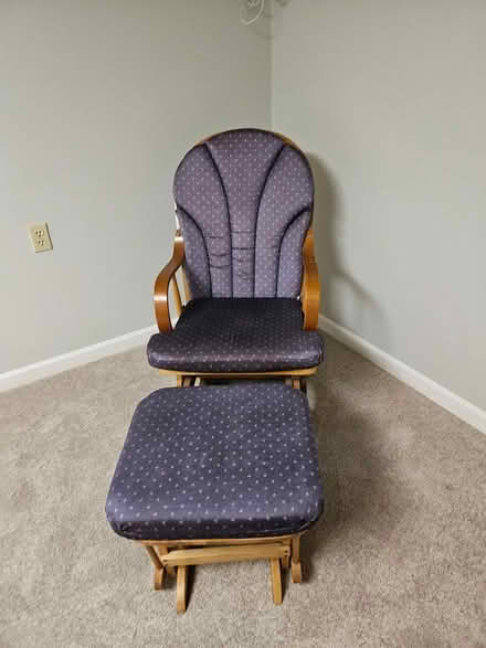 Photo of free Chair with Foot Stool (Meadowbrook Farms) #1