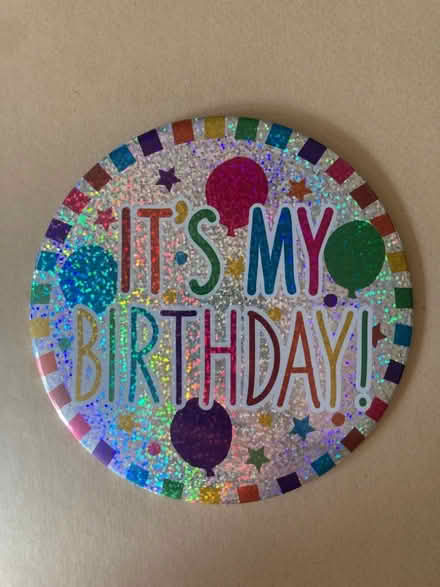 Photo of free Birthday badge (South Gosforth NE3) #1