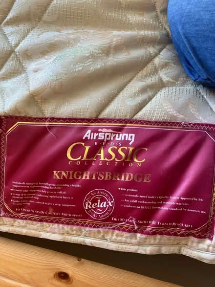 Photo of free Double divan bed and mattress (W5) #3