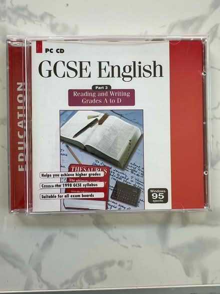 Photo of free GCSE English PC CD (Westbrook WA5) #1