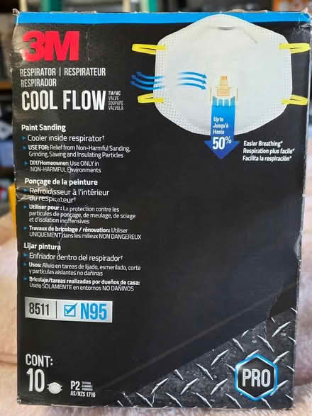 Photo of free 3M N95 cool flow respirator (cupertino near library) #1