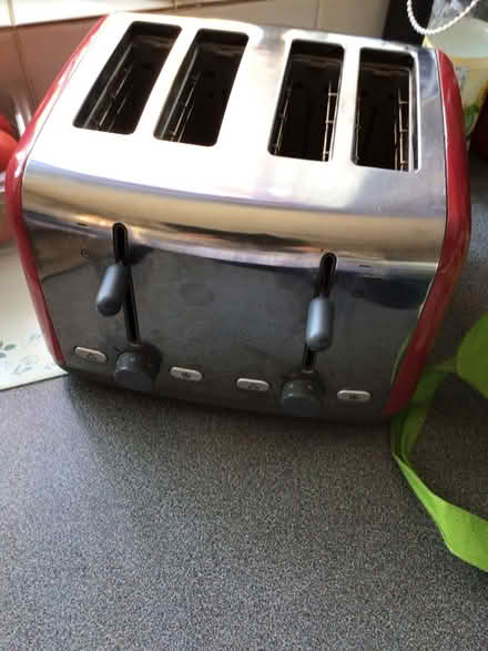 Photo of free Red 4slice toaster (Wellington TA219AR) #1