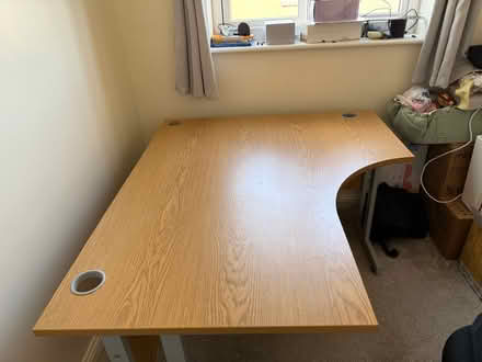 Photo of free Corner office desk 120cm x 140cm (Landswood B68) #1