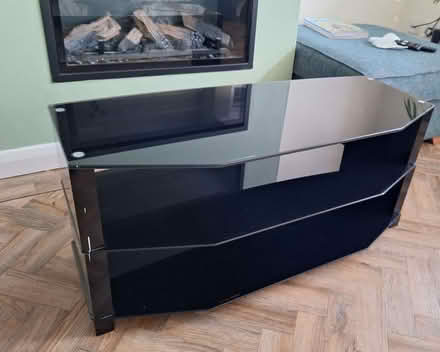 Photo of free Black Glass TV Stand (Ramsgate CT11) #2