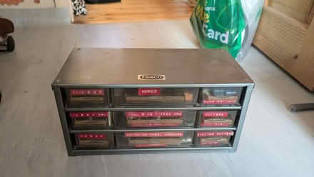 Photo of free Nuts, bolts and hones in organiser (Whitehawk BN2) #1