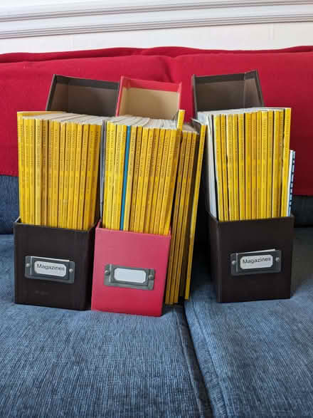 Photo of free Set of National Geographic magazines 2002-2012 with boxes (West Green N17) #1