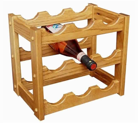 Photo of free wooden wine rack (rogers park) #1