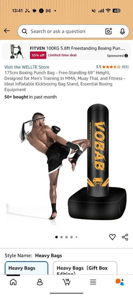 Photo of free Kick boxing bag (yapton) #1