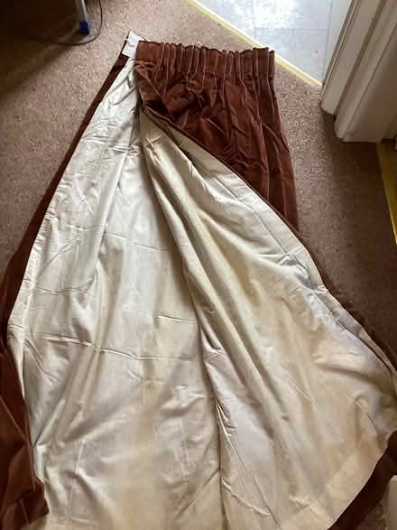 Photo of free Curtains brown (Wolverhampton WV4) #2