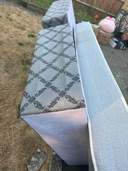Photo of free Double mattress and bed frame box (Norbury CR7) #2