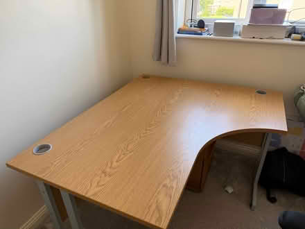 Photo of free Corner office desk 120cm x 140cm (Landswood B68) #2