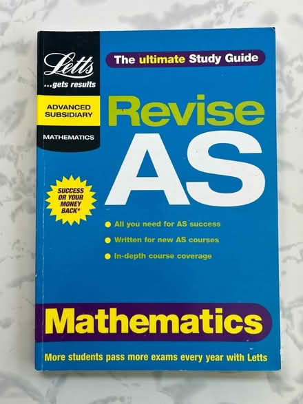 Photo of free Letts AS maths revision book (Westbrook WA5) #1
