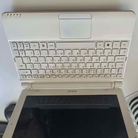 Photo of free Old MSI netbook - faulty keyboard (no power supply) (Norton Lees S8) #1