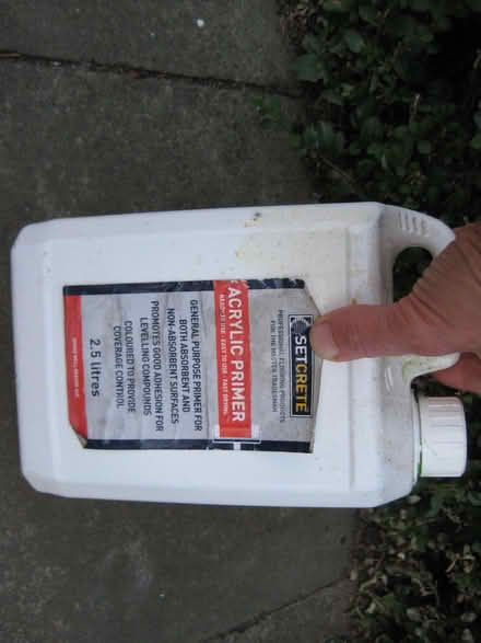 Photo of free Acrylic Primer for floor screed (Ruddington NG11) #1