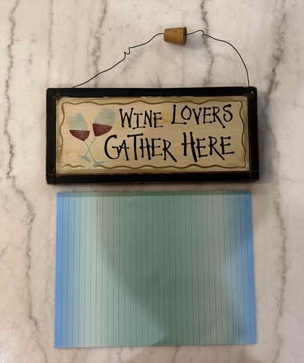 Photo of free Wine Theme Wall Sign #2 (Wayne) #1