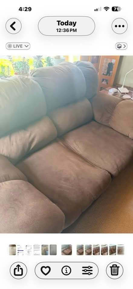 Photo of free Couch and Love seat (Off Purchase street Middleboro) #2