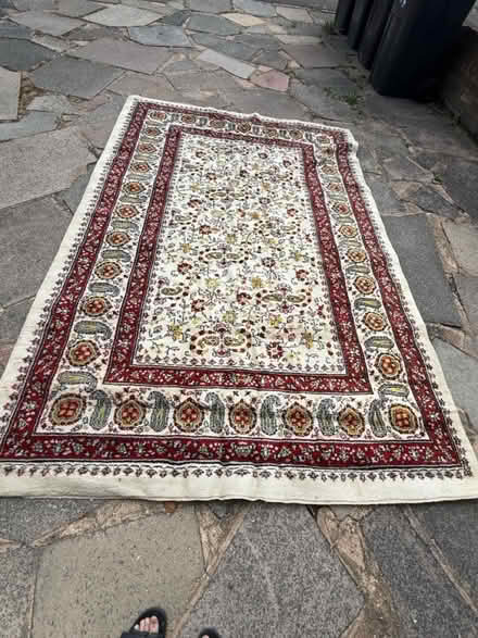 Photo of free INDIAN WOOL RUG. 8 x 6 (Croydon. CR2 9) #1