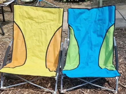 Photo of free 2 x folding chairs (Oldends Farm GL10) #1