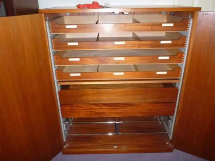 Photo of free Teak filing / storage cabinet (New Marston OX3) #4