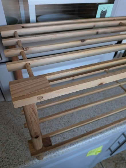 Photo of free Wooden shoe rack (Chester Road M15) #3