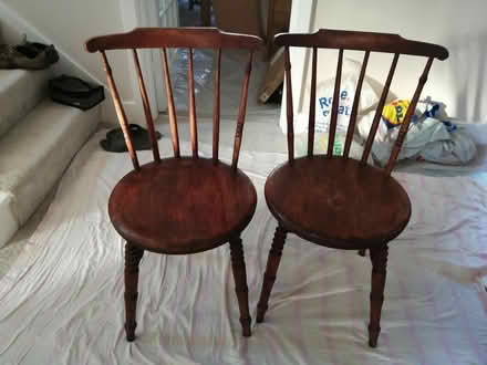 Photo of free 2 wooden chairs (Hayes BR2) #1