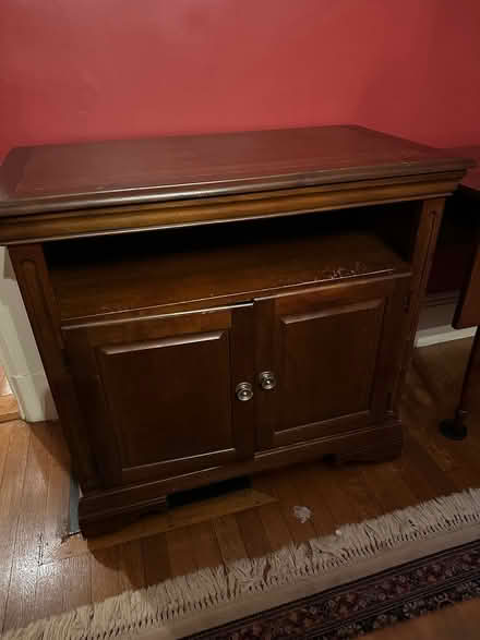 Photo of free Dark wood cabinet (Eastern wellesley) #1