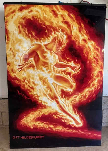 Photo of free Marvel The Flame- Large Hard Poster (Wayne) #1