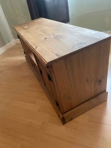 Photo of free Wooden tv unit with cupboard (Lancaster bowerham) #2
