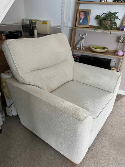 Photo of free Cream coloured next armchair (South Woodham Ferrers CM3) #2