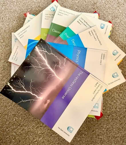Photo of free Open University Physics Reference Books (set) (Handsworth S13) #1