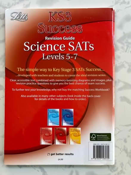 Photo of free Letts KS3 science revision book (Westbrook WA5) #2