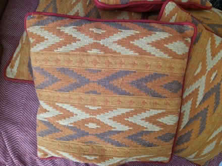 Photo of free 5 x orange cushions (S6 Stannington) #1